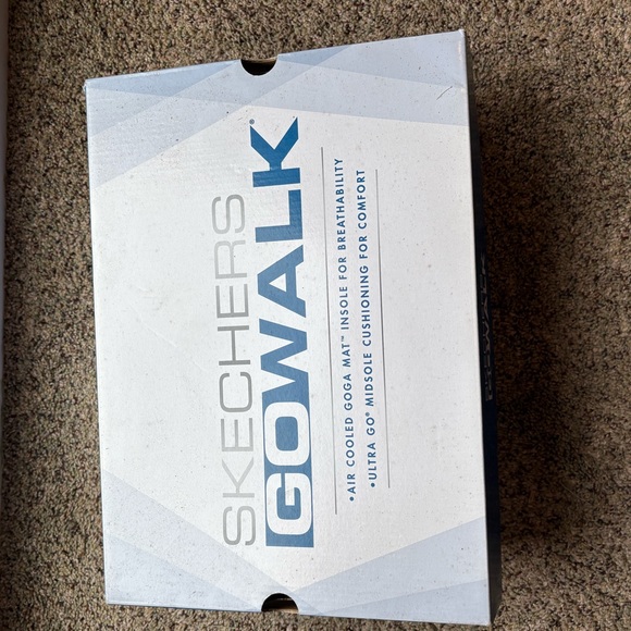 Skechers Navy Slip-On Sneakers - Picture 1 of 4